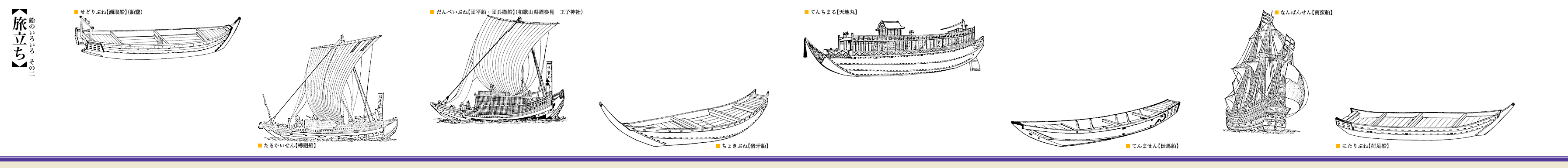 旅立ち～船のいろいろ その二